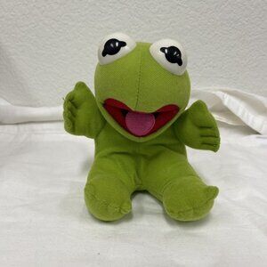 Baby Kermit  7" inch Plush Good Used Condition Muppets Henson Vintage